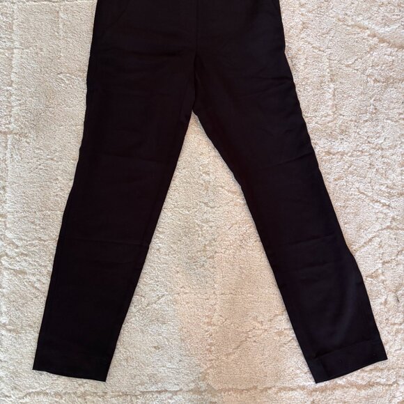 The Limited Black Sz 0 Elastic Waist Pull On Slim Leg Casual Pants NWT - Picture 1 of 10